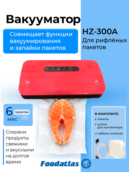 Вакуумный упаковщик HZ-300A Foodatlas Eco